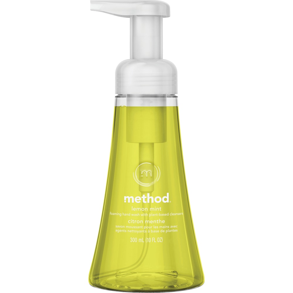 Method Antibacterial Foam Gel Hand Wash Soap, Lemon Mint, 10 Oz Bottle (Min Order Qty 13) MPN:01162