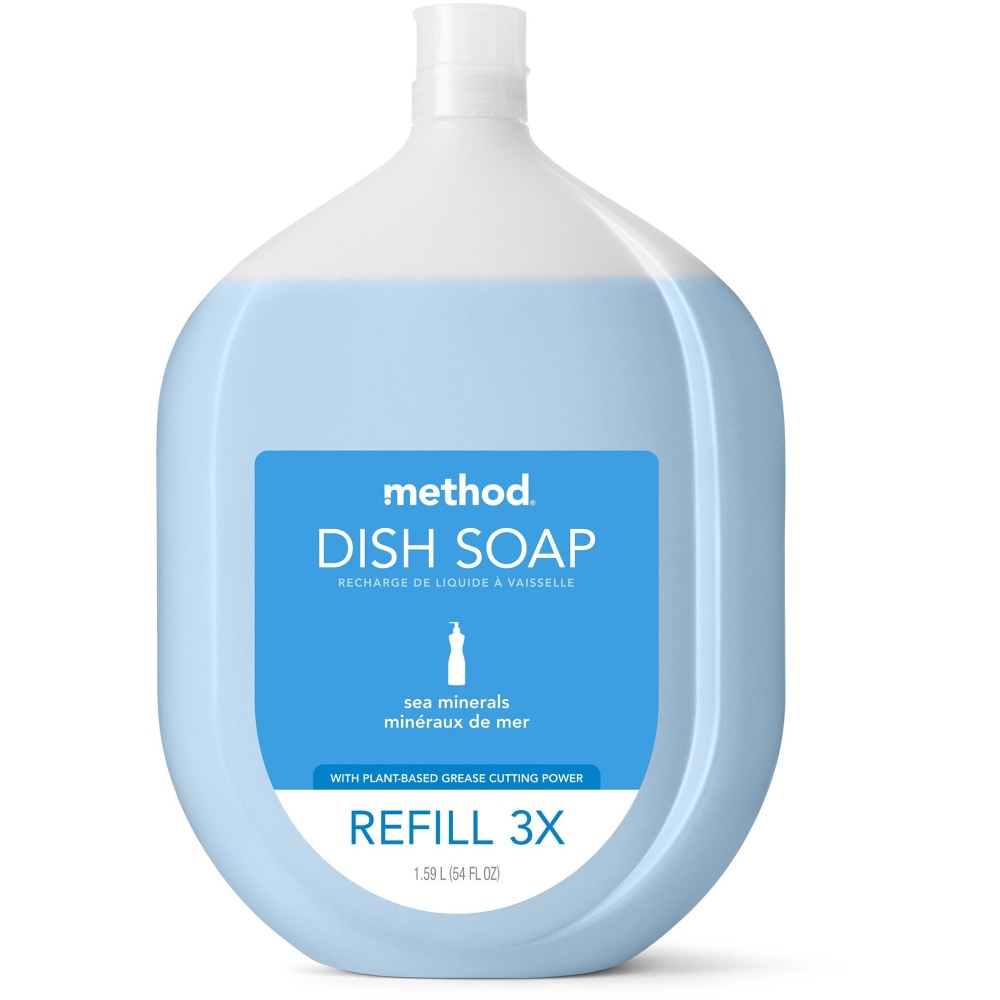 Method Dish Soap Refill, 54 Oz, Sea Mineral Scent MPN:328101