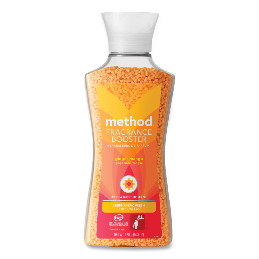 Method Fragrance Booster Beads, Ginger Mango Scent, 14.8 oz Bottle, 6/Carton MPN:359699