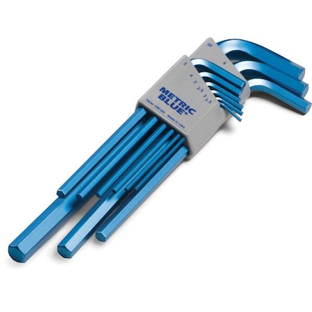 9 Piece Metric L-Shape Hex Key Set, UST195588 MPN:UST195588
