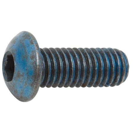 M10-1.50 Socket Head Cap Screw, Button, Metric Blue Steel, 30 mm Length, 10 PK MPN:UST194476