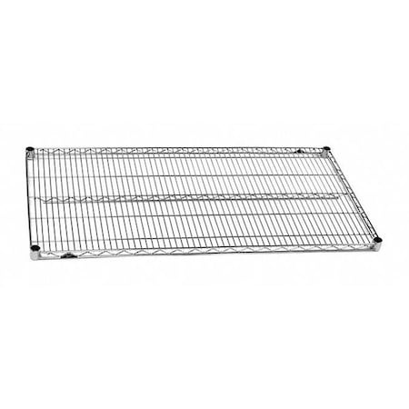 Wire Shelf, Steel, 24inx36in, 800 lb Cap MPN:2436NC-1PK