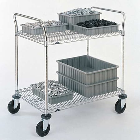 Wire Cart, 24 In. W, 36 In. L, Steel MPN:2SPN53ABR - 1PK/25