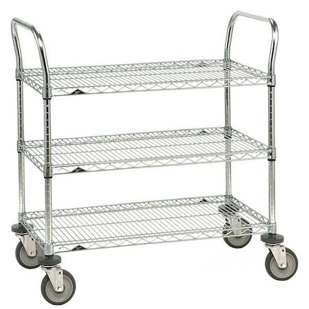 Wire Cart, 18 In. W, 36 In. L, Steel MPN:3SPN33ABR -1PK/25