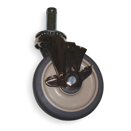 Swivel Stem Caster, 5 in Wheel Dia., 300lb MPN:5MPB
