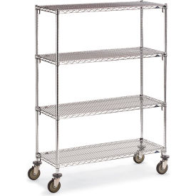 Metro® Super Erecta Wire Shelf Truck w/4 Adjustable Shelves 900 lb. Capacity 72