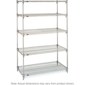 Metro® 5 Shelf Chrome Wire Shelving Unit Starter 60