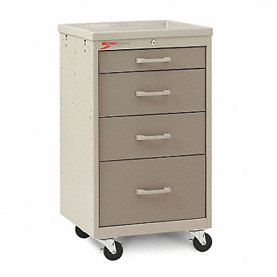 Compact Cart Steel/Polymer Lt./Dk.Taupe MPN:MBC1210TL-DT