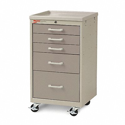 Compact Cart Steel/Polymer Lt./Dk.Taupe MPN:MBC3110TL-DT