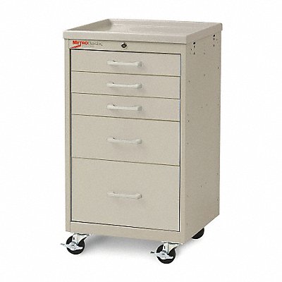 Compact Cart Steel/Polymer Light Taupe MPN:MBC3110TL-LT