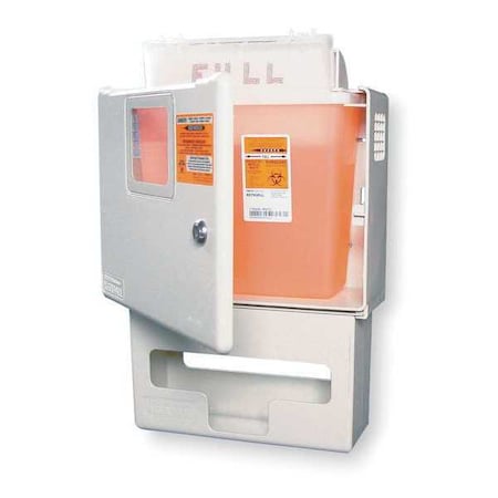 Sharps Locking Cabinet w/SharpsContainer MPN:SXR251
