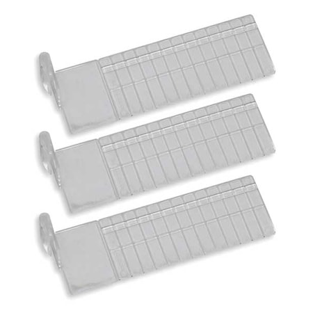 Short Drawer Dividers, 3 In. H, Clear, PK3 MPN:SXR3SDIV