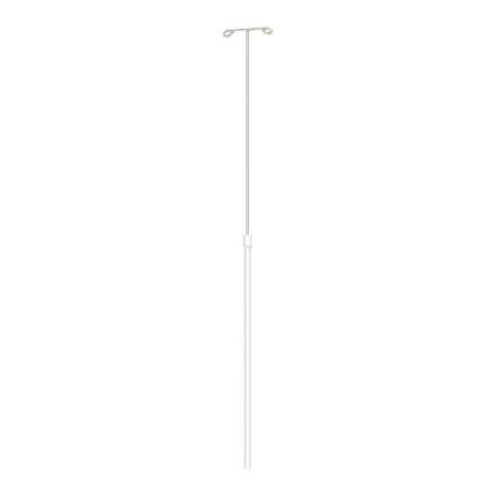 IV Pole, Polymer, 1 in W, Silver MPN:SXRIV