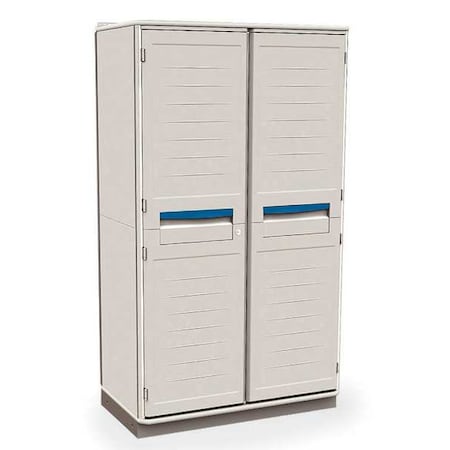 Supply Cabinet, Polymer, 72-1/2