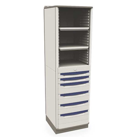 Supply Cabinet, Polymer, 72-1/2