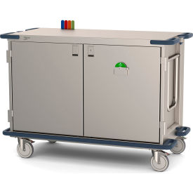 Metro® CaseVue™ Surgical Case Cart w/ Solid Doors 57-1/2