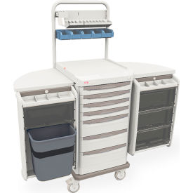 Starsys Decentralized Medication Cart with 7 Drawer 34-1/8