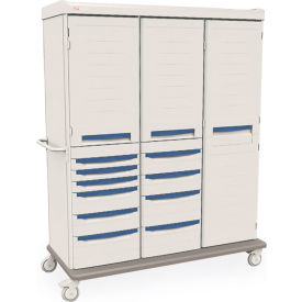 Starsys® Mobile Supply Cabinet with 4 Doors 62-1/2