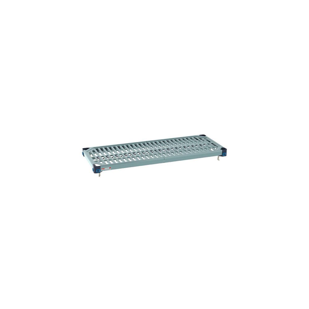 Plastic Shelving, Shelving Type: Open Shelving , Shelf Style: Ventilated , Shelf Type: Adjustable , Shelf Capacity: 800lb , Overall Height: 3.4375in  MPN:MQ1430G