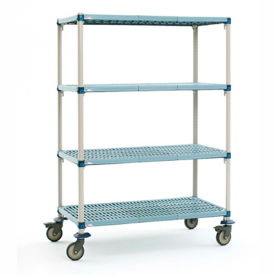 Metro® MetroMax 4 4 Tier Shelf Truck w/Open Grid Shelves 48
