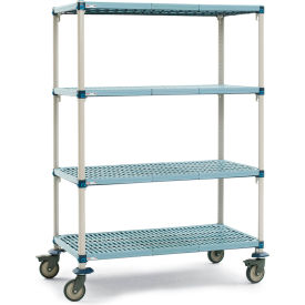 Metro® MetroMax Q Shelf Truck w/4 Shelves 1000 lb. Capacity 60