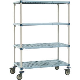 Metro® MetroMax Q Shelf Truck w/4 Shelves 1000 lb. Capacity 48
