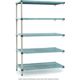 Metro® MetroMax Q 5 Shelf Polymer Shelving Unit Add On 42