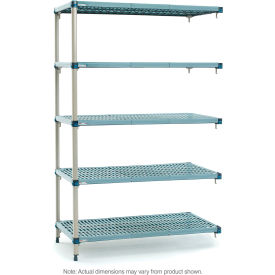 Metro® MetroMax Q 5 Shelf Polymer Shelving Unit Add On 72