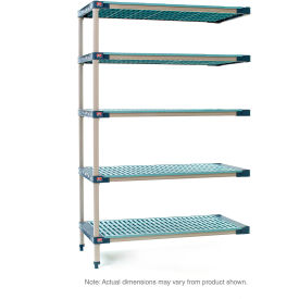 Metro® MetroMax 4 5 Shelf Polymer Shelving Unit Add On 48