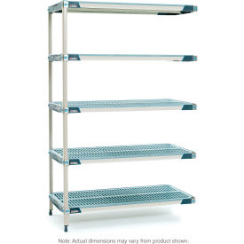 MetroMax® i 5 Shelf Plastic Industrial Shelving Unit Add-On 29-3/4