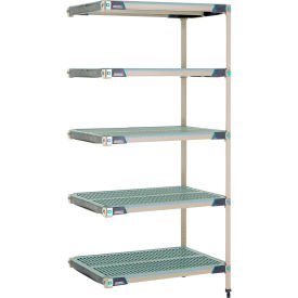 MetroMax® i 5 Shelf Plastic Industrial Shelving Unit Add-On 35-3/4