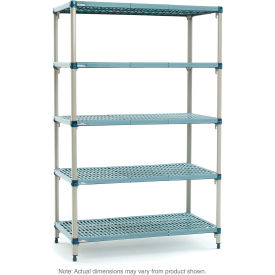 Metro® MetroMax Q 5 Shelf Polymer Shelving Unit Starter 60