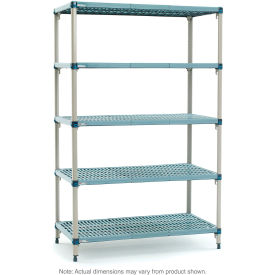 Metro® MetroMax Q 5 Shelf Polymer Shelving Unit Starter 72