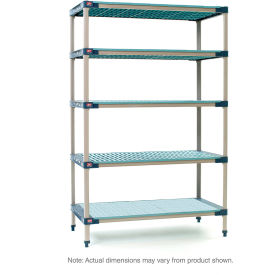 Metro® MetroMax 4 5 Shelf 1 Solid Polymer Shelving Unit Starter 36