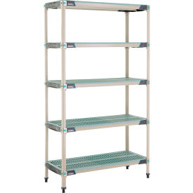 MetroMax® i 5 Shelf Plastic Industrial Shelving Unit Starter 41-3/4
