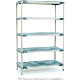 MetroMax® i 5 Shelf Plastic Industrial Shelving Unit Starter 71-3/4