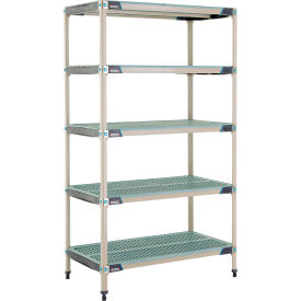 MetroMax® i 5 Shelf Plastic Industrial Shelving Unit Starter 41-3/4