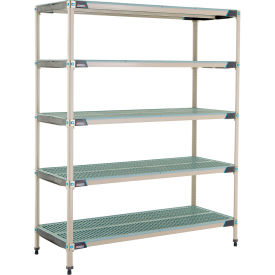 MetroMax® i 5 Shelf Plastic Industrial Shelving Unit Starter 59-3/4