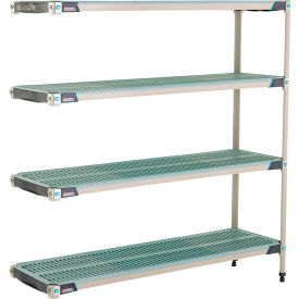 MetroMax® i 4-Shelf Plastic Industrial Shelving Unit Add-On 59-3/4