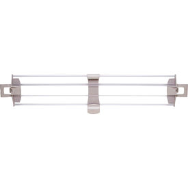 MetroMax® i Stackable Shelf Ledge (Back) For Plastic Shelving 23-1/8''W x 4-7/8''H Clear MXL24-4P