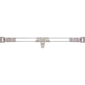 MetroMax® i Stackable Shelf Ledge (Back) For Plastic Shelving 39-5/16''W x 4''H Silver MXL30-2S
