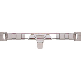 MetroMax® i Stackable Shelf Ledge (Side) For Plastic Shelving 17-1/2''W x 4''H Silver MXLS18-2S