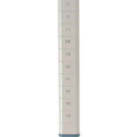 MetroMax® Mobile-Ready Industrial Shelving Post Epoxy Coated Steel 13-3/16
