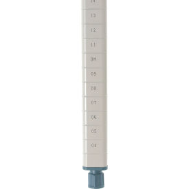 MetroMax Stationary Shelving Post Epoxy Coated Steel 34-3/16