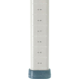 MetroMax® Mobile-Ready Industrial Shelving Post Polymer 9-3/16