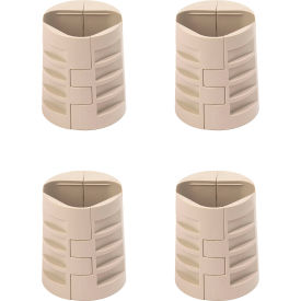 MetroMax Tri-Lobal Adapter Polymer or Steel Posts Taupe MTLA