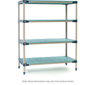 Metro® MetroMax 4 4 Shelf Polymer Shelving Unit Starter 48