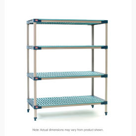 Metro® MetroMax 4 4 Shelf Polymer Shelving Unit Starter 48