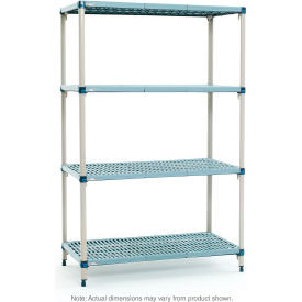 Metro® MetroMax Q 4 Shelf Polymer Shelving Unit Starter 30
