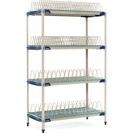 MetroMax® i Stationary Drying Rack w/2 Tray Racks & 2 Pan Racks 47-3/4